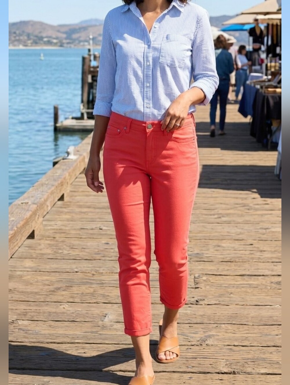 Calvin Klein Jeans Coral Ankle Skinny Jeans